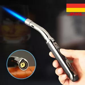 Jetflamme Feuerzeug Nachfüllbar Sturmfeuerzeug Winddicht Lange Stabfeuerzeug DE - Bild 1 von 12