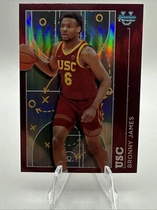 Topps Bowman 2024 cromo U #PP-1 Bronny James primera radiocontrol - Imagen 1 de 3