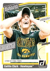 2024 Caitlin Clark Collection Basketball Card Donruss Highlights #H8 - Bild 1 von 2