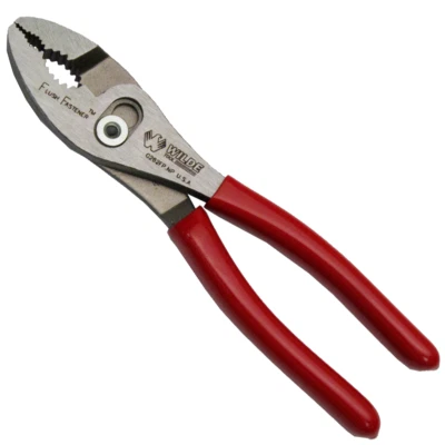 Wilde Tool 6-1/2 ” Combination Slip Joint Pliers Flush Fastener Made in USA