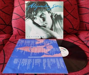 ALEJANDRO SANZ ** Viviendo De Prisa ** ORIGINAL 1991 SPAIN LP w/ INSERT - Picture 1 of 4