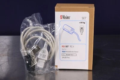 Masimo RD Set TC1 Adult Reusable SpO2 Ear Sensor 3ft - Image 1 of 3