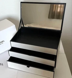 CHANEL BEAUTE Beauty VIP GWP Gift Makeup Jewelry Drawer Storage Vanity Box japan - Picture 1 of 7