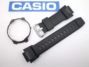 Casio Pro Trek Triple Sensor PRG-270 PRG-270-4 black watch band & bezel set - Picture 1 of 9
