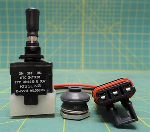 Kissling Toggle Switch P/N 3636508, NSN: 5930-01-512-3802 - Picture 1 of 11