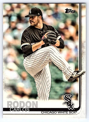 2019 Topps Series 1 Base # 137 Carlos Rodon - Chicago White Sox - Image 1 of 2