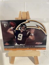 Drew Brees 2001 Pacific Private Stock Titanium SP RC #d /795 Saints HOF Rare SSP