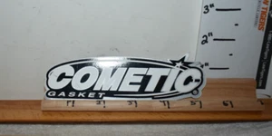 Racing contingency stickers decals Cometic Gasket Blk. from NHRA/AHDRA/NASCAR H1 - Picture 1 of 1