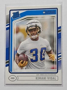 Kimani Vidal 2024 Panini Donruss Rated Rookie #355 Los Angeles Chargers RC - Bild 1 von 9
