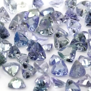TANZANITE TRILLION CUT 2 CARAT LOT OF SMALL SIZES TREATED EARTH MINED F-5135 - Picture 1 of 1