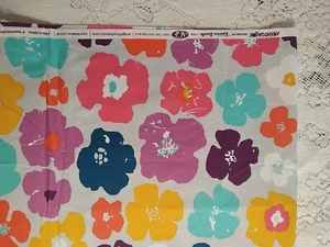 Avantgarde Katarina Roccella Art Gallery Fabric BTHY 18x44 Large Floral on Gray - Picture 1 of 5