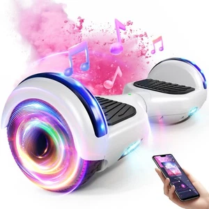 Electric Hoverboard 6.5 inch Bluetooth Speaker Self-Balancing for All Terrains - Picture 1 of 4