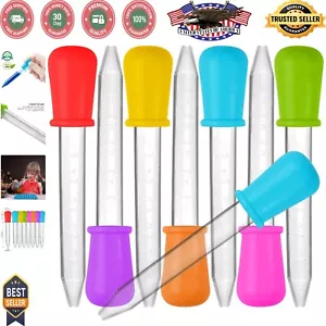 Detachable Silicone Pipettes - 8 Pcs Liquid Droppers for Creative Activities - Picture 1 of 11