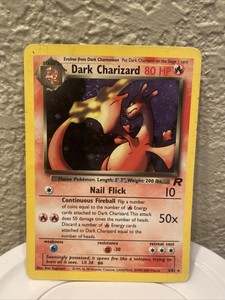 Pokemon Card 1999-2000 TCG - Dark Charizard Team Rocket 4/82 Holo Rare