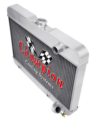 Radiador Eagle Champion 3 filas todo aluminio para motor Buick Skylark V8 1962 1963 Foto 1 de 4