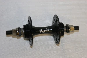 Superb Fixie/Fixie Rear Hub High Flange Bolt on Black 32 hole  No Axle Nuts HB44 - Picture 1 of 1