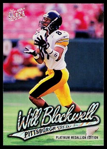 1997 Ultra Will Blackwell Platinum Medallion #P204 Pittsburgh Steelers - Picture 1 of 2