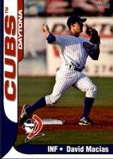 2010 Daytona Cubs Choice #13 David Macias Houston Texas TX Baseball Card