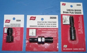 Lisle 3-pc Spark Plug and Oxygen Sensor Chaser Set, automotive tools, O2 thread - Picture 1 of 2