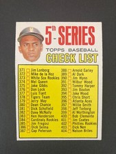 1967 ROBERTO CLEMENTE Check List Topps Set Break-Baseball Card#361 Pirates