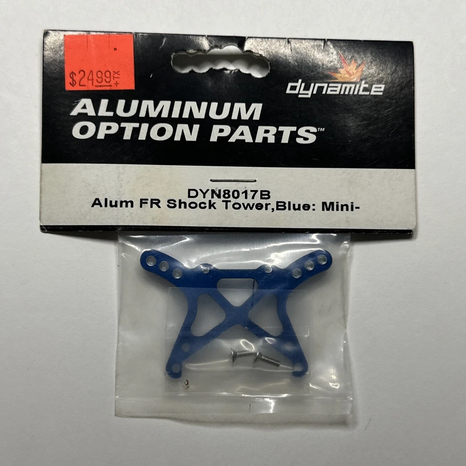 Torre de Amortiguador Delantero Vintage RC Dynamite DYN8017B Aluminio Azul, Mini T Foto 1 de 2