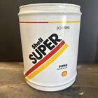 Shell Super Motor Oil Drum Vintage 20 Litre