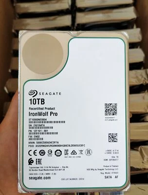 ST10000NE0004 Seagate Ironwolf Pro NAS 10TB 3.5 256M Enterprise SATA Hard Drive - Image 1 of 4
