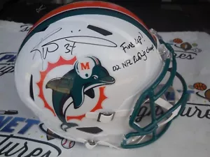 Ricky Williams signierter Miami Dolphins Full Size Helm Beckett BAS COA Texas UT - Bild 1 von 3