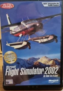 Microsoft FLIGHT SIMULATOR 2002 PC CD ROM 2002 game - Picture 1 of 2