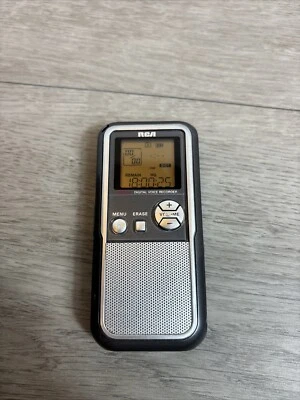RCA RP5120-A USB Digital Voice Recorder 256MB Tested Pocket Size Needs 2 AA Bat - Image 1 of 4