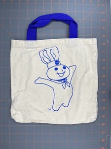 Bolso de mano pequeño de almuerzo cuadrado de tela de panadero coleccionable Pillsbury Doughboy - Imagen 1 de 3