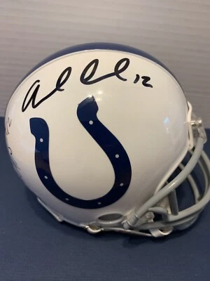 Andrew Luck Autographed Indianapolis Colts Mini Speed Helmet PSA DNA AG00927 LOA - Image 1 of 4