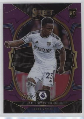 2022 Select Premier League Terrace Purple Prizm /135 Luis Sinisterra Rookie RC - Image 1 of 2