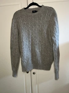 J. Maglione Crew 100% lana a maglia con cavi - Foto 1 di 13