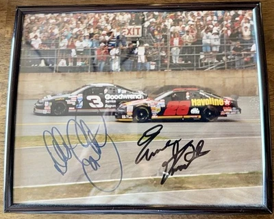 Imagen autógrafa: Dale Earnhardt y Terry Labonte Bristol Motor Speedway 8/1999 Foto 1 de 3
