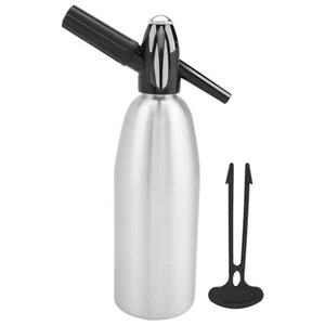 Soda-Wasserflasche, 1 L, Tragbare Soda-Siphonflasche, Soda-Maker mit Druckr3871 - Bild 1 von 6