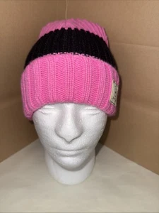 JOHN DEERE PINK AND BLACK WOMENS GIRLS BEANIE - Picture 1 of 8