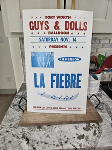 Vintage  Guys And Dolls Poster La Fiebre Event Poster - Picture 1 of 3
