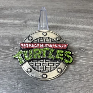 Teenage Mutant Ninja Turtles Promo Gürtelschnalle Kanalisation Schacht Abdeckung 2008 - Bild 1 von 8