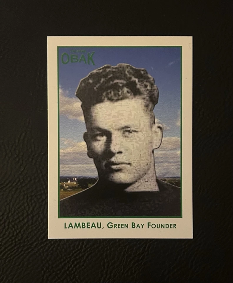 2011 Tristar Obak Green #8 Curly Lambeau /25 - Image 1 of 2