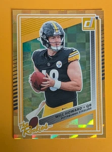 2025 Donruss Will Howard The Rookies Foil Pittsburgh Steelers RC Rated Rookie - Picture 1 of 1