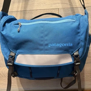 Bolso Bandolera Patagonia Azul Mensajero Laptop Borde Reflectante LEER - Imagen 1 de 13