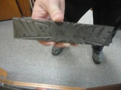 Rare Auction Sale Newspaper Printing Metal Plate Ad! See Pictures! No Reserve! - Image 1 of 3