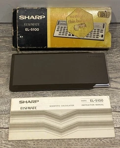 Sharp EL-5100 Scientific Calculator - Full Working Order + Case, instructions - Picture 1 of 14