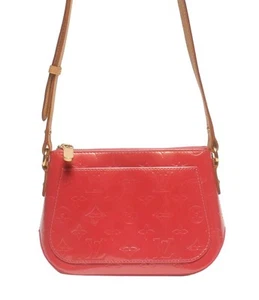 Louis Vuitton Shoulder Bag Crossbody Minna Street Framboise Vernis M9146F - Picture 1 of 8