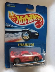 Hot Wheels 1989 Vintage 80s Ferrari F40 #69 New Model Mattel - Picture 1 of 4