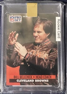 1991 NFL Pro Set Football Card #126 Bill Belichick Cleveland Browns RC Rookie A2 - Picture 1 of 3