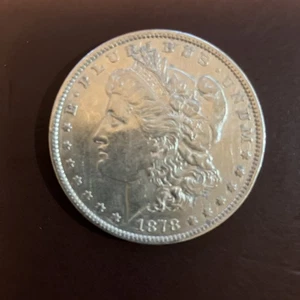 1878 7TF Reverse of 1879 Morgan Silver Dollar - Tough Variety. Very nice coin - Picture 1 of 4