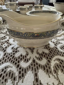 Lenox China Autumn Bone China Gravy Boat Collezione Presidenziale BELLISSIMA - Foto 1 di 12