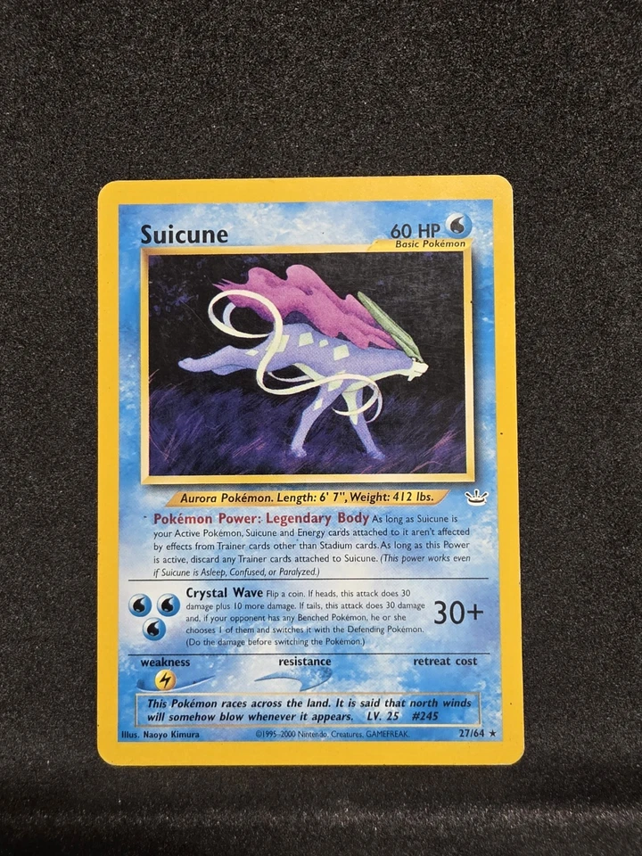 Suicune 27/64 Neo Revelation Regular LP- (See Pics) - Image 1 of 2